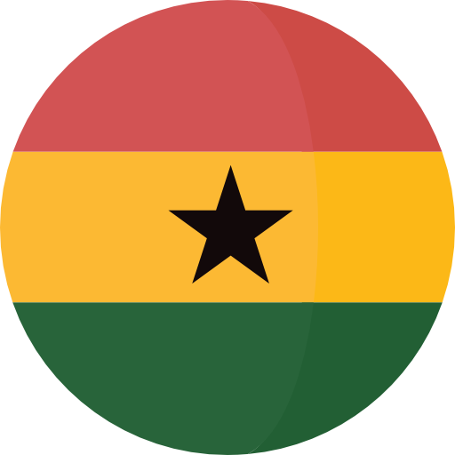 a ghanian flag icon